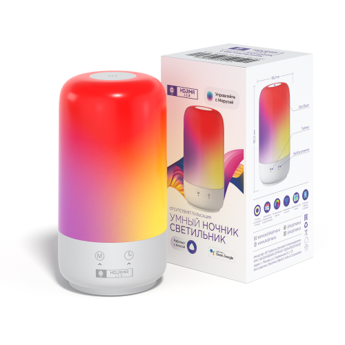 Умный светодиодный ночник RGB с Wi-Fi, Яндекс Алисой, Марусей, Google Home, Smart Table Light 6W (Уценка)