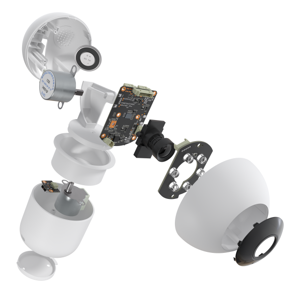 Умная камера Wi-Fi 360 2K с Яндекс Алисой и Google Assistant 