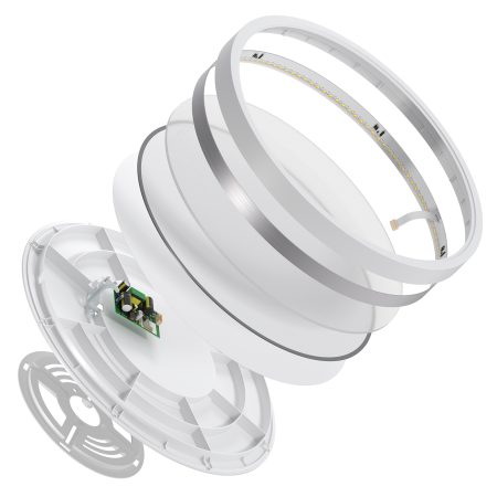 Умный светодиодный светильник RGB с Wi-Fi + пульт ДУ, Яндекс Алисой, Марусей, Google Home, Smart Ceiling Light 24W 