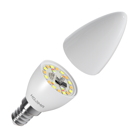 Умная светодиодная лампочка RGB Zigbee, Яндекс Алисой, Google Home, Марусей, Smart Bulb E14 5W